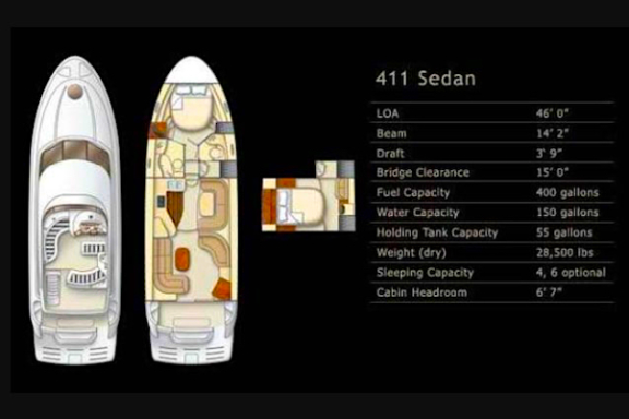 45' Meridian - Yate para Alquilar en Miami, Florida